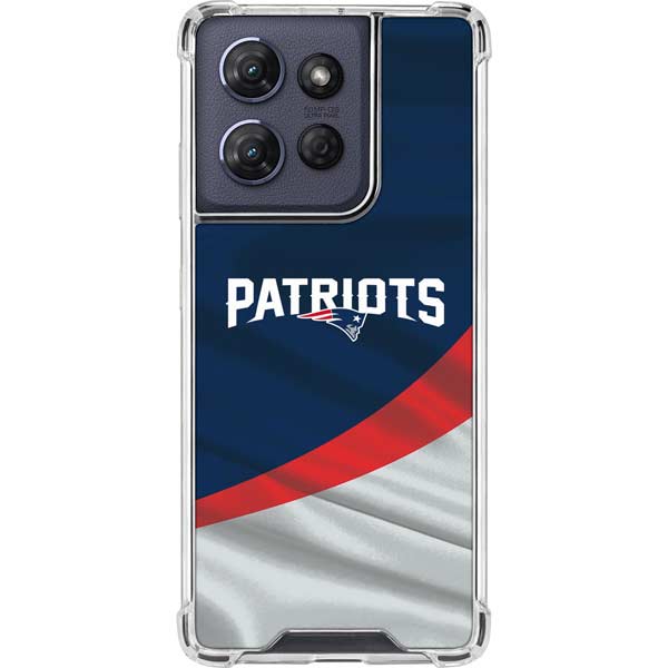 NFL New England Patriots Moto G Power 5G (2025) Clear Case
