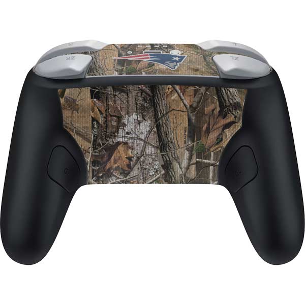 NFL New England Patriots Realtree AP Camo Nintendo Switch 2 (2025) Pro Controller Skin