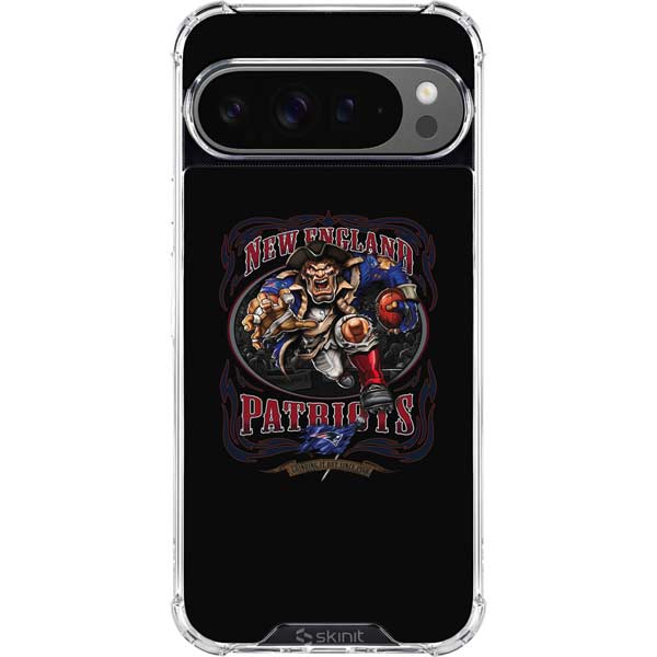 Liquid Blue NFL New England Patriots Running Back Google Pixel 10 Pro XL Clear Case