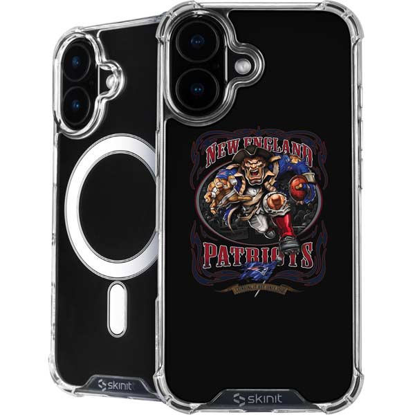 Liquid Blue NFL New England Patriots Running Back iPhone 16 MagSafe Case