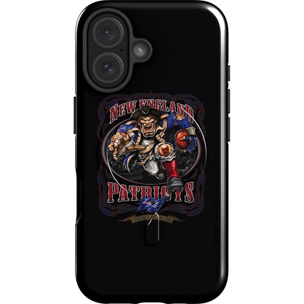 Liquid Blue NFL New England Patriots Running Back iPhone 16 Plus Magsafe Impact Case