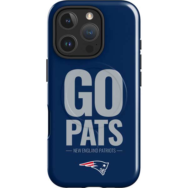 NFL New England Patriots Team Motto iPhone 16 Pro Magsafe Impact Case