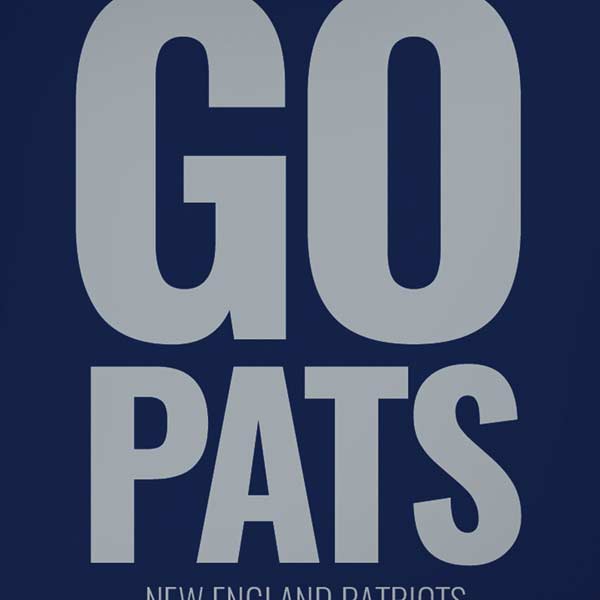 NFL New England Patriots Team Motto iPhone XS Pro Case