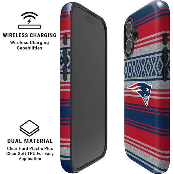 NFL New England Patriots Trailblazer iPhone 16 Magsafe Impact Case