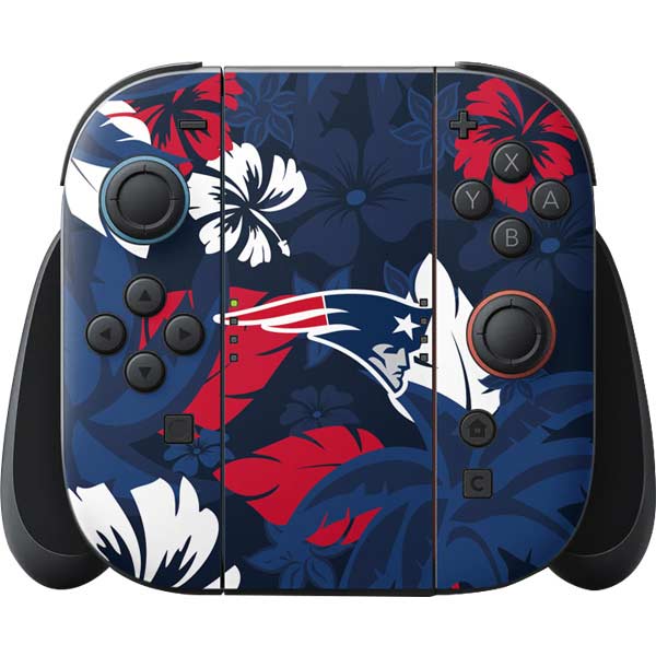 NFL New England Patriots Tropical Print Nintendo Skins