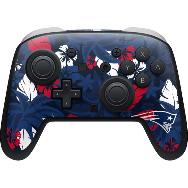 NFL New England Patriots Tropical Print Nintendo Skins