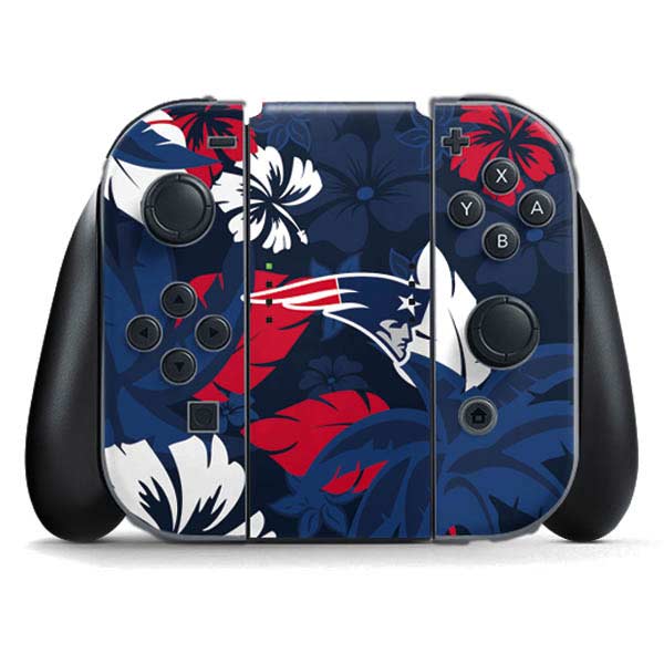 NFL New England Patriots Tropical Print Nintendo Skins