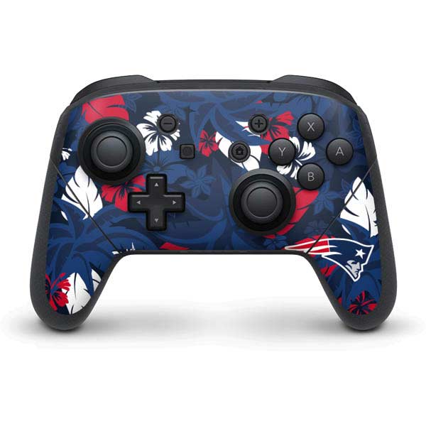 NFL New England Patriots Tropical Print Nintendo Skins