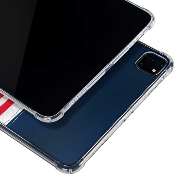 NFL New England Patriots White Striped iPad Cases