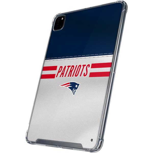 NFL New England Patriots White Striped iPad Cases