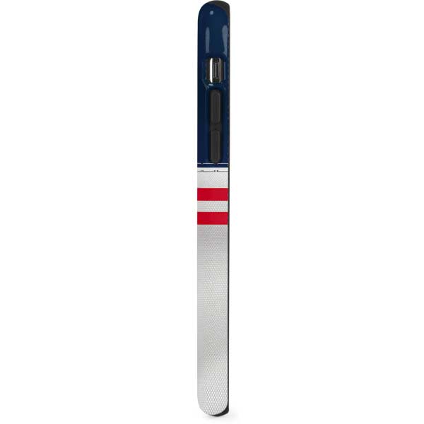 NFL New England Patriots White Striped iPhone XS Pro Case