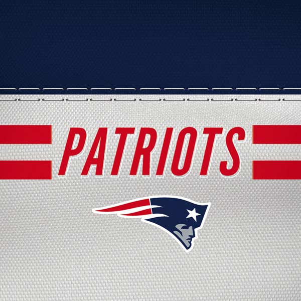 NFL New England Patriots White Striped iPhone XS Pro Case