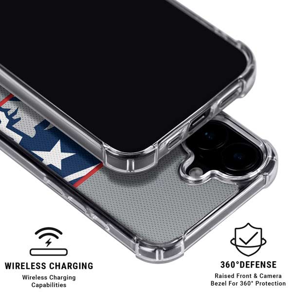 NFL New England Patriots Zone Block iPhone 17 MagSafe Case