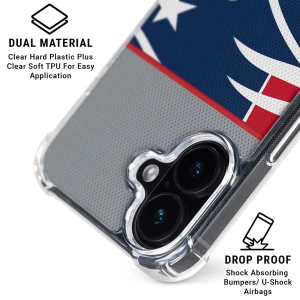 NFL New England Patriots Zone Block iPhone 17 MagSafe Case