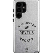 NHL New Jersey Devils Black Text Galaxy Cases