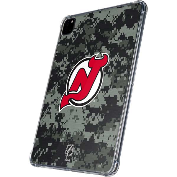 NHL New Jersey Devils Camo iPad Pro 11in (2024) Clear Case
