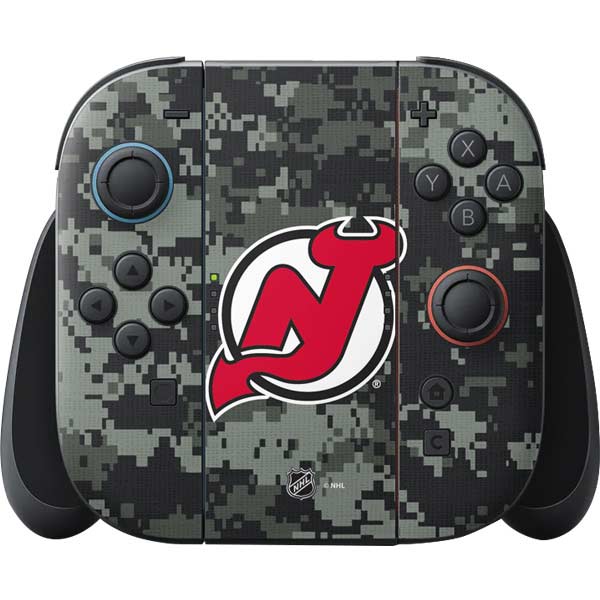 NHL New Jersey Devils Camo Nintendo Skins
