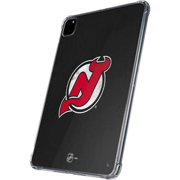 NHL New Jersey Devils Distressed iPad Pro 11in (2024) Clear Case