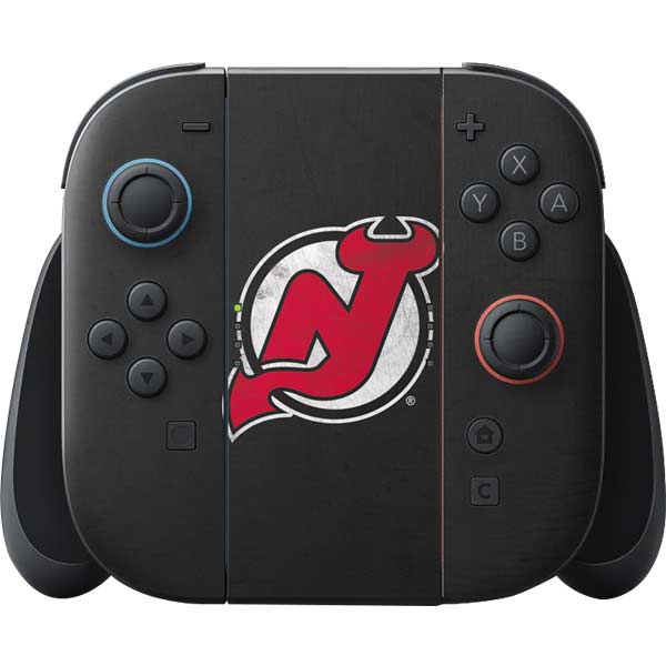 NHL New Jersey Devils Distressed Nintendo Skins