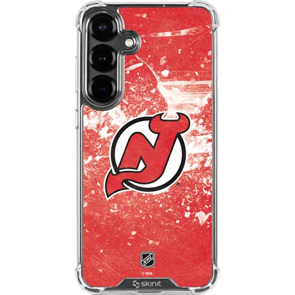 NHL New Jersey Devils Frozen Galaxy S26 Plus Clear Case