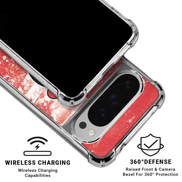 NHL New Jersey Devils Frozen Google Pixel 10 Pro Clear Case