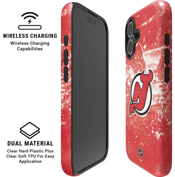 NHL New Jersey Devils Frozen iPhone 16 Plus Magsafe Impact Case