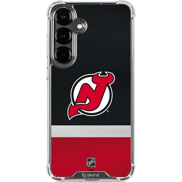 NHL New Jersey Devils Jersey Galaxy S26 Clear Case