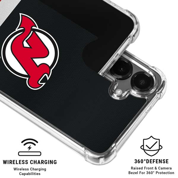 NHL New Jersey Devils Jersey Galaxy S26 Clear Case