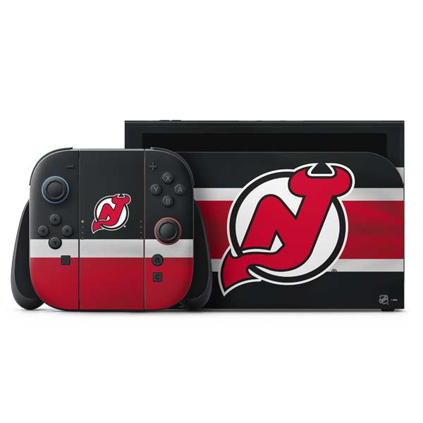 NHL New Jersey Devils Jersey Nintendo Switch 2 (2025) with Joy-Con Skin
