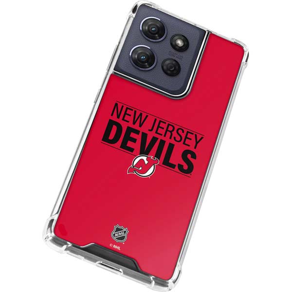 NHL New Jersey Devils Lineup Moto G Play 5G (2025) Clear Case