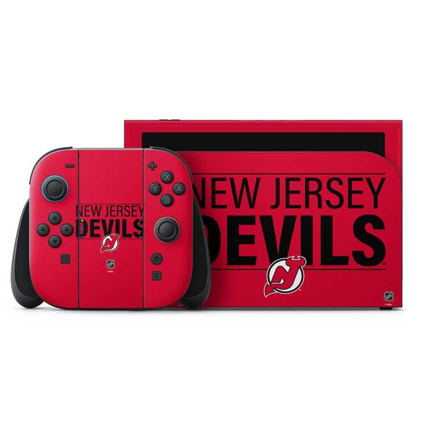 NHL New Jersey Devils Lineup Nintendo Switch 2 (2025) with Joy-Con Skin