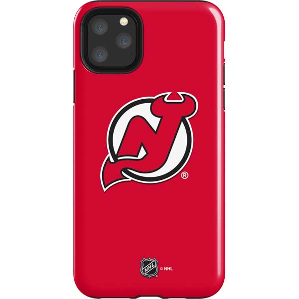 NHL New Jersey Devils Solid Background iPhone Cases