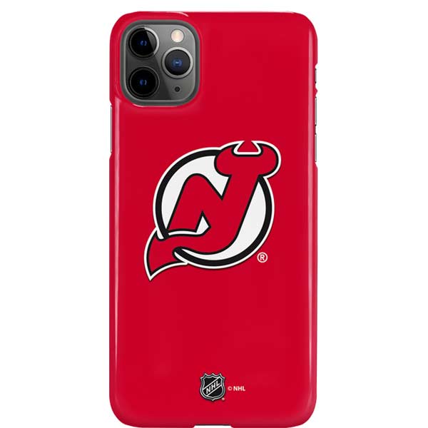 NHL New Jersey Devils Solid Background iPhone Cases