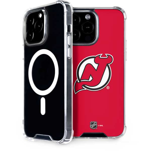 NHL New Jersey Devils Solid Background iPhone Cases