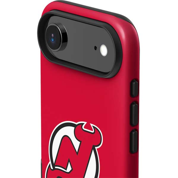 NHL New Jersey Devils Solid Background iPhone 17 Air Impact Case