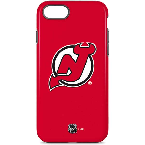 NHL New Jersey Devils Solid Background iPhone Cases
