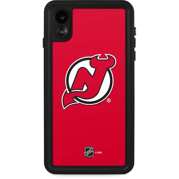 NHL New Jersey Devils Solid Background iPhone Cases