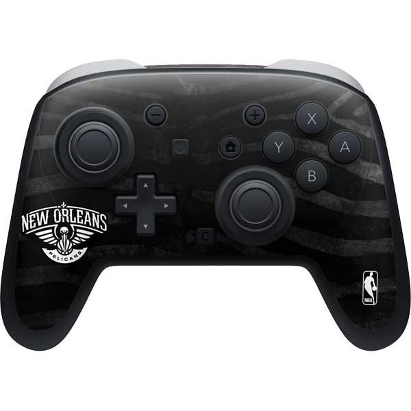 NBA New Orleans Pelicans Black Animal Print Nintendo Skins