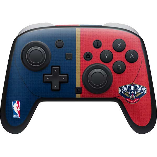 NBA New Orleans Pelicans Canvas Nintendo Skins