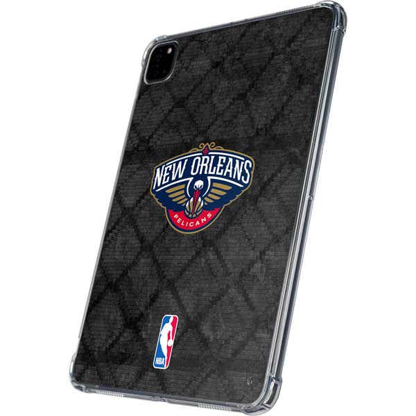 NBA New Orleans Pelicans Dark Rust iPad Pro 11in (2024) Clear Case
