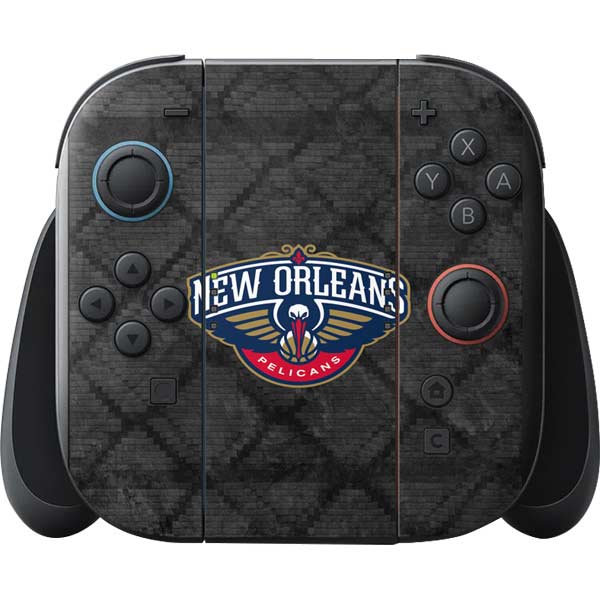 NBA New Orleans Pelicans Dark Rust Nintendo Switch 2 (2025) with Joy-Con Skin