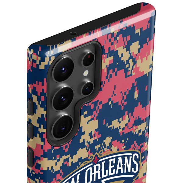 NBA New Orleans Pelicans Digi Camo Galaxy S23 Ultra Pro Case