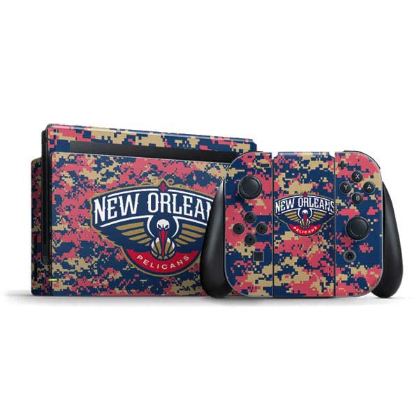 NBA New Orleans Pelicans Digi Camo Nintendo Skins
