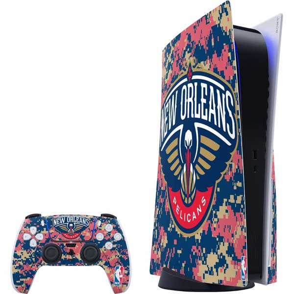 NBA New Orleans Pelicans Digi Camo PlayStation PS5 Skins