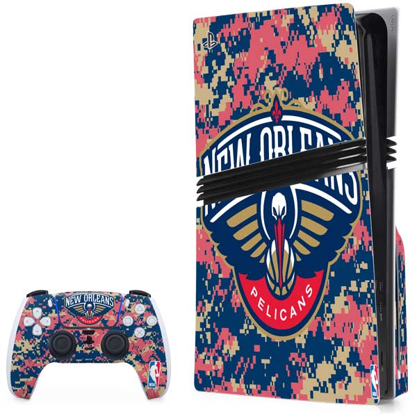 NBA New Orleans Pelicans Digi Camo PlayStation PS5 Skins