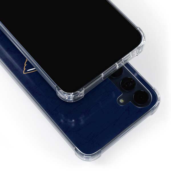 NBA New Orleans Pelicans Distressed Galaxy A35 5G Clear Case
