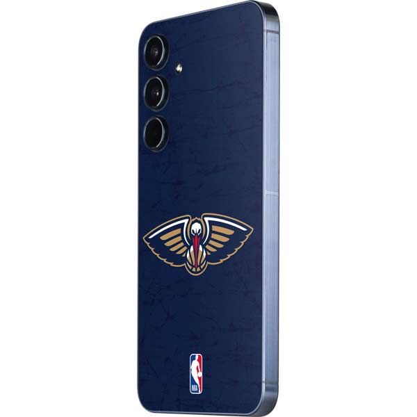 NBA New Orleans Pelicans Distressed Galaxy A55 5G Skin