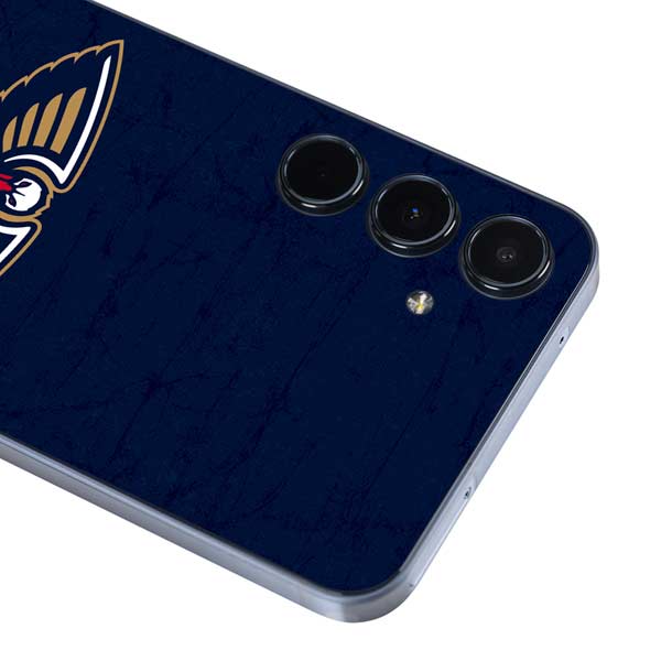 NBA New Orleans Pelicans Distressed Galaxy A55 5G Skin
