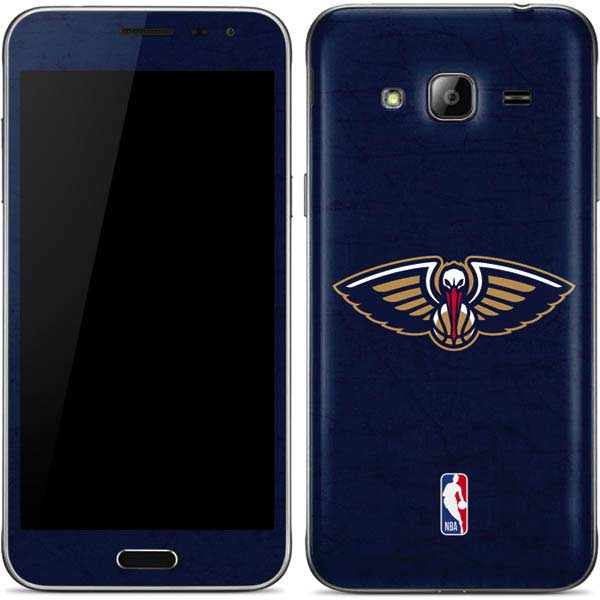 NBA New Orleans Pelicans Distressed Galaxy J3 Skin