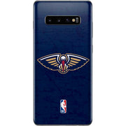 NBA New Orleans Pelicans Distressed Galaxy S10 Plus Skin